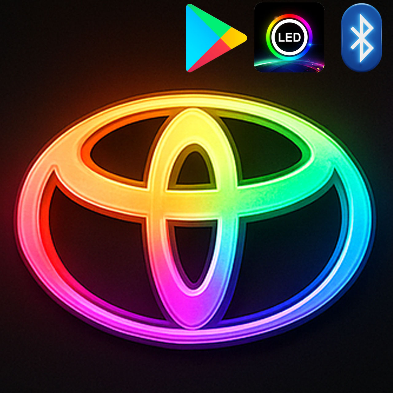 Emblem RGB Toyota atau Daihatsu